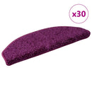trappemåtter 30 stk. 65 x 21 x 4 cm violet halvrund stor