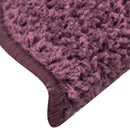 trappemåtter 30 stk. 65 x 21 x 4 cm mørkelilla halvrunde store