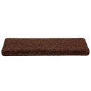 trappemåtter 30 stk. 65x21x4 cm brune rektangulære kanter