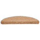 trappemåtter 20 stk. 56x17x3 cm beige halvrunde