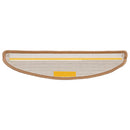 trappemåtter 20 stk. 56x17x3 cm beige halvrunde