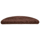 trappemåtter 20 stk. 56x17x3 cm brune halvrunde