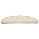 trappemåtter 20 stk. 56x17x3 cm cremefarvede halvrund