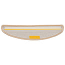 trappemåtter 20 stk. 56x17x3 cm cremefarvede halvrund