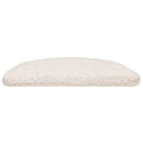 trappemåtter 20 stk. 56x17x3 cm hvide halvrunde