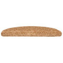 trappemåtter 20 stk. 65x21x4 cm beige halvrunde store