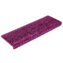 trappemåtter 20 stk. 65x21x4 cm violet rektangulær kant