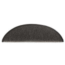 selvklæbende trappemåtter 30 stk. 56x17x3cm sisal-look antracit