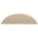 selvklæbende trappemåtter 30 stk. 56x17x3 cm sisal-look creme