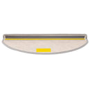 selvklæbende trappemåtter 30 stk. 65x21x4 cm sisal-look platina