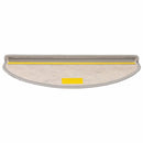 selvklæbende trappemåtter 30 stk. 65x21x4 cm sisal-look sølv