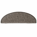selvklæbende trappemåtter 30stk. 65x21x4cm sisal-look grå-beige