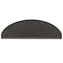 selvklæbende trappemåtter 30 stk. 65x21x4cm sisal-look antracit