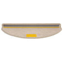selvklæbende trappemåtter 30 stk. 65x21x4 cm sisal-look beige