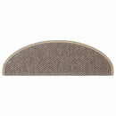 selvklæbende trappemåtter 30 stk. 65x21x4 cm sisal-look beige