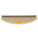 selvklæbende trappemåtter 30 stk. 65x21x4 cm sisal-look creme