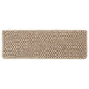 selvklæbende trappemåtter 30stk. 65x21x4cm sisal-look sandfarve
