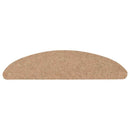 selvklæbende trappemåtter 20 stk. 56x17x3 cm beige