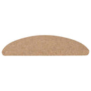 selvklæbende trappemåtter 30 stk. 56x17x3 cm beige