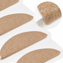 selvklæbende trappemåtter 30 stk. 56x17x3 cm beige