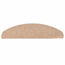 selvklæbende trappemåtter 20 stk. 65x22,5x3,5 cm beige