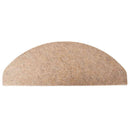 selvklæbende trappemåtter 20 stk. 65x22,5x3,5 cm beige