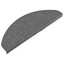 selvklæbende trappemåtter 20 stk. 65x22,5x3,5 cm grå
