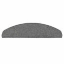 selvklæbende trappemåtter 30 stk. 65x22,5x3,5 cm grå