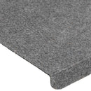 selvklæbende trappemåtter 30 stk. 65x24,5x3,5 cm grå