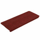 selvklæbende trappemåtter 30 stk. 65x22,5x3,5 cm rød