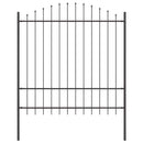 Havehegn 4 pcs Grå 170 x 215 cm Pulverlakeret stål