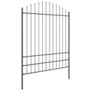 Havehegn 4 pcs Grå 170 x 225 cm Pulverlakeret stål