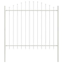 Havehegn 2 pcs Hvid 170 x 190 cm Pulverlakeret stål