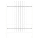 Havehegn 3 pcs Hvid 170 x 225 cm Pulverlakeret stål