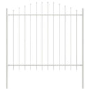 Havehegn 4 pcs Hvid 170 x 165 cm Pulverlakeret stål
