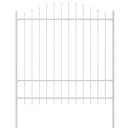 Havehegn 5 pcs Hvid 170 x 215 cm Pulverlakeret stål
