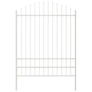 Havehegn 5 pcs Hvid 170 x 225 cm Pulverlakeret stål