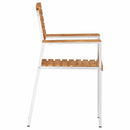 Have Stol 8 pcs Massiv teaktræ og rustfrit stål