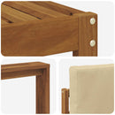Udendørs sofagruppe med pude 8 pcs Naturlig og Beige