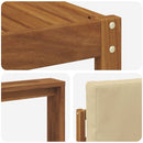 Udendørs sofagruppe med pude 8 pcs Naturlig og Beige