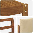 Udendørs sofagruppe med pude 9 pcs Naturlig og Beige