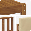 Udendørs sofagruppe med pude 10 pcs Naturlig og Beige