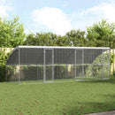 Hønsebur 3 pcs Sølv 600 x 200 x 200 cm Galvaniseret stål