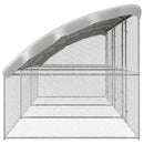 Hønsebur 3 pcs Sølv 600 x 200 x 200 cm Galvaniseret stål