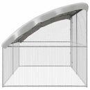 Hønsebur 2 pcs Sølv 400 x 200 x 200 cm Galvaniseret stål