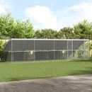 Hønsebur 4 stk. Sølv 800 x 200 x 200 cm Galvaniseret stål