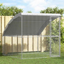 Hønsebur Sølv 2 x 2 x 2 m Galvaniseret stål
