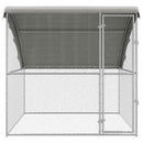 Hønsebur Sølv 2 x 2 x 2 m Galvaniseret stål