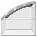 Hønsebur Sølv 2 x 2 x 2 m Galvaniseret stål