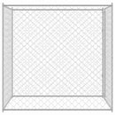 Hundebur Sølv 200 x 200 x 200 cm Galvaniseret stål